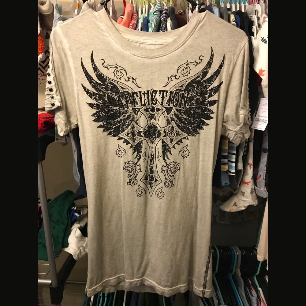 Ladies Affliction Sz Lg T-Shirt